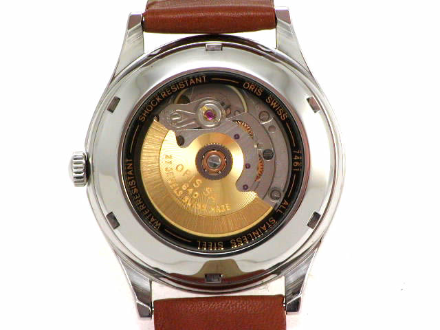 オリス ポインターデイト スモールセコンド 36mm 自動巻 640 7461 USED　