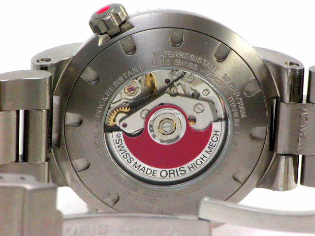 オリス TT1 チタン ダイバーズ クロノグラフ チタンブレス USED　