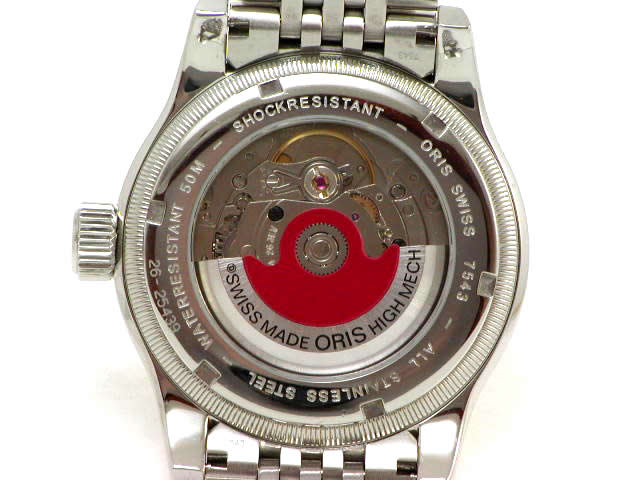 オリス ビッグクラウン ポインターデイト 754 7543 40 61M 40mm 自動巻 USED Oris