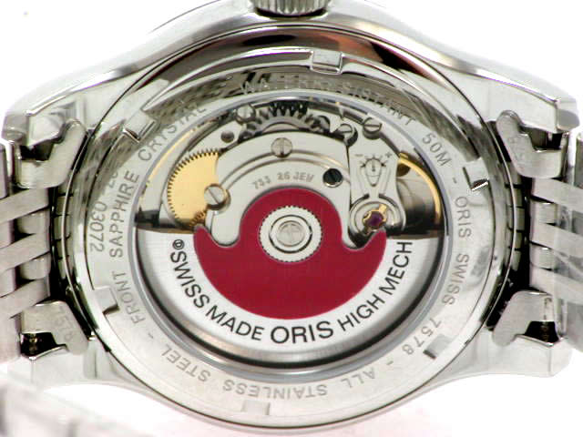 オリス クラシック φ37.0mm シルバー文字盤 SSブレス
