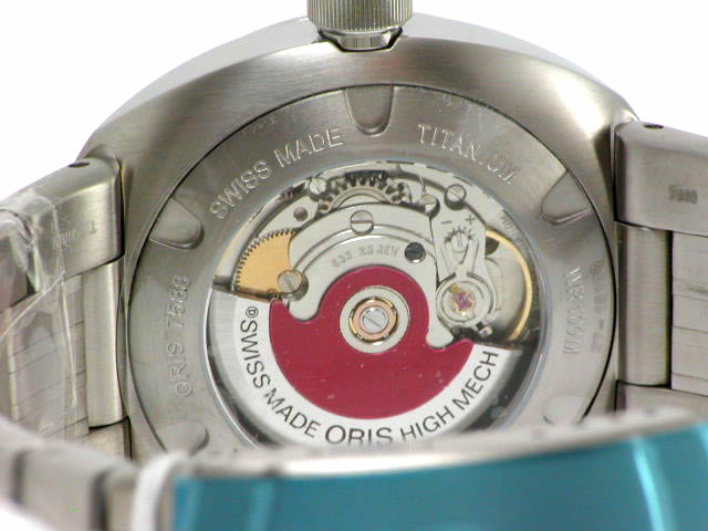 2007年発売 オリス TT3チタン デイデイト カーボンダイヤル ブレス 635 7588 70 69M