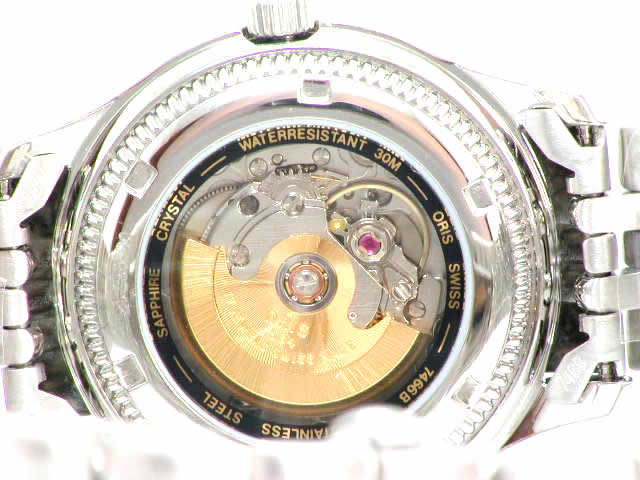 絶盤 オリス クラシック ラディアス PGベゼル32mm SSブレス