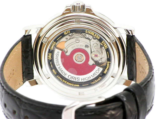 絶盤 オリス クラシック モダーン スモールセコンド38mm シルバー