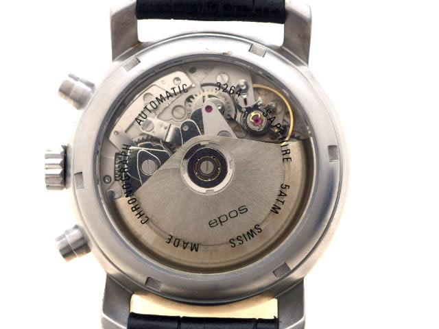 エポス クロノグラフ 3264BK 自動巻 OH済 USED