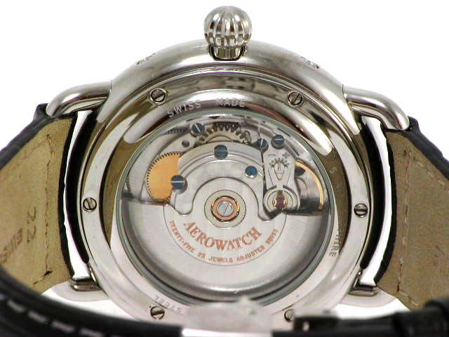アエロ トリプルカレンダー ムーンフェイズ 自動巻 A62902 AA01　新品