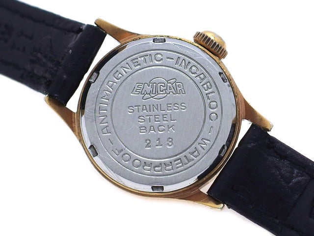 エニカ スイス製 218 GF レディース 17石手巻 OH済 1950年代 Enicar