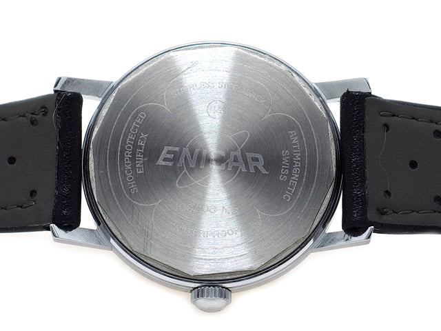 エニカ ウルトラソニック 100/108MS Cal.1010AR 17石手巻 OH済 1960年代 Enicar