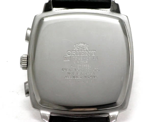 逆輸入 オリエント クロノグラフ クオーツ USED　