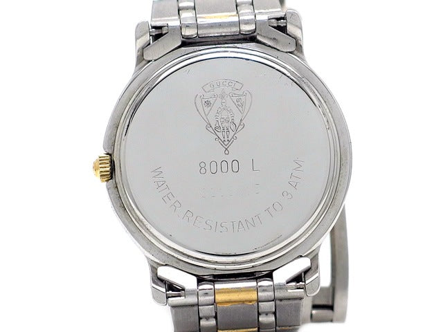 グッチ 8000L レディース クオーツ SS×GP USED　Gucci