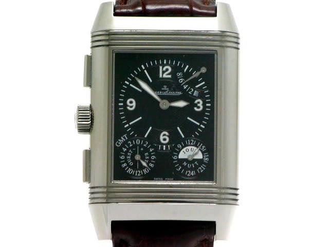 ジャガールクルト Q3028420 レベルソ グランド GMT コンプリカシオン 手巻 USED