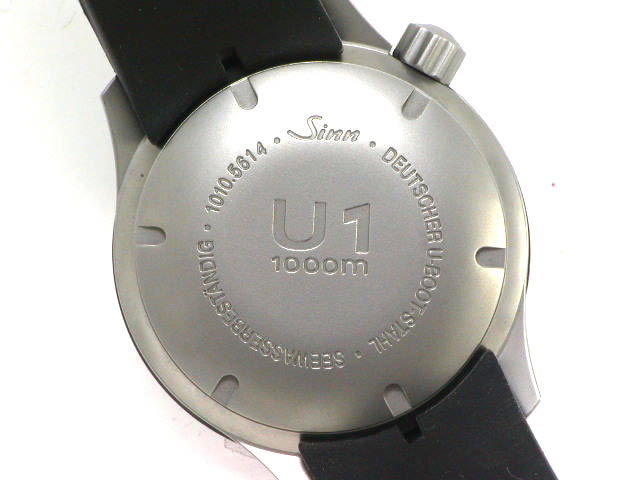 ジン Ref.U1.SDR  1000m防水ダイバーズ/ラバーストラップ 自動巻 USED　