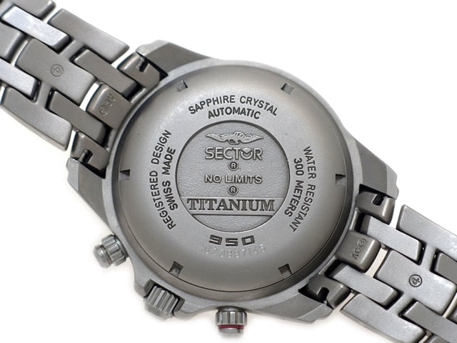 セクター 950 クロノグラフ チタニウム 自動巻 300m OH済 USED