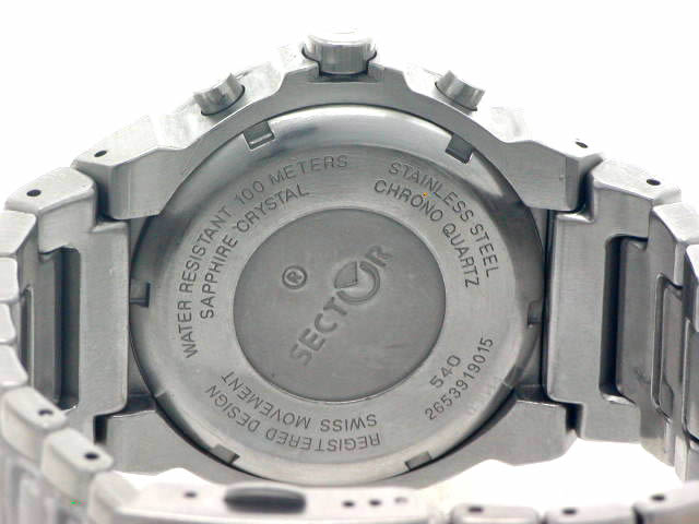 セクター 540 クロノグラフ 青 クオーツ 540 2653 919 015 USED