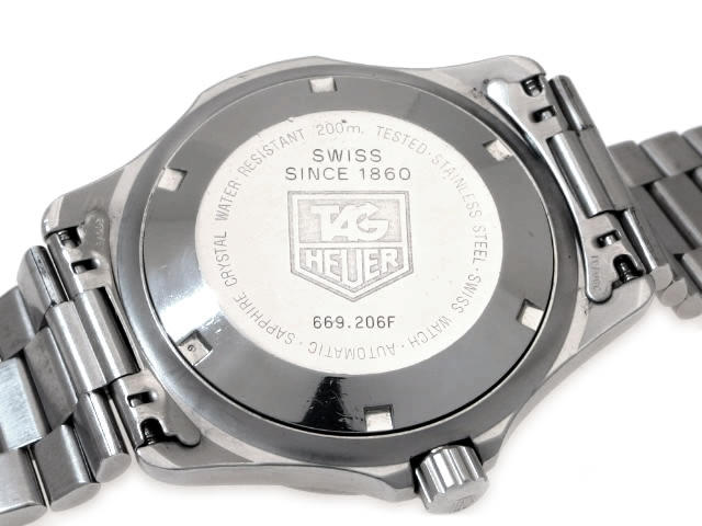 タグホイヤー 669.206F 自動巻 ETA2824 OH済 USED Tag Heuer