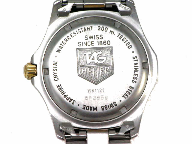 タグホイヤー 2000クラシック WK1121 コンビ クオーツ USED　