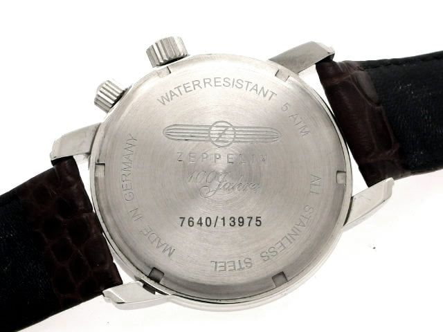 ツェッペリン 76401 Zeppelin号誕生100周年記念 デュアルタイム クオーツ USED