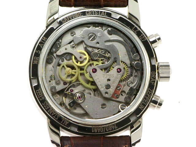 グラフ ツェッペリン クロノグラフ 7602-1 手巻き 腕時計 新品 Zeppelin