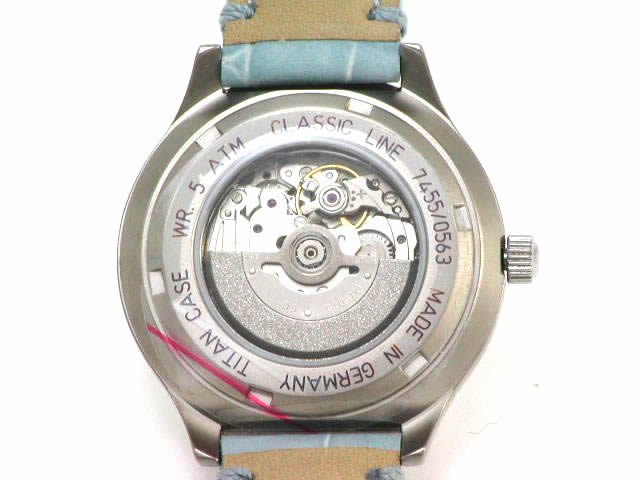 ツェッペリン LZ127 Liberty リバティ オートマチック チタン 35mm 7455-2 腕時計 新品 Zeppelin