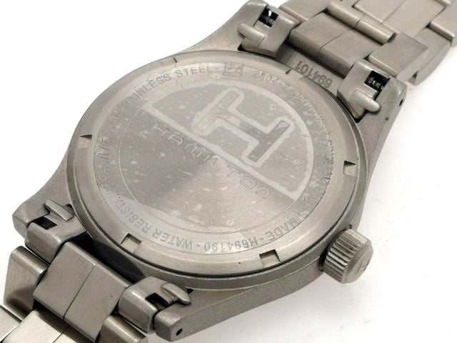 ハミルトン カーキ キング H69419363 手巻 SSブレス USED