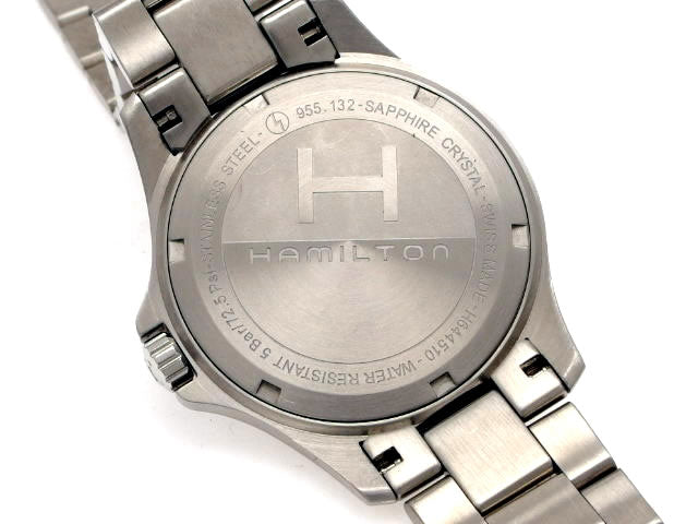 ハミルトン カーキ キング H64451823 クオーツ SSブレス USED