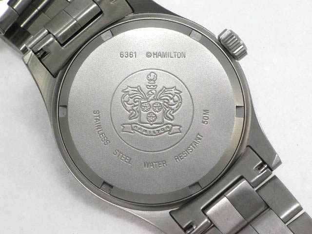 ハミルトン カーキ フィールド クオーツ 636127 青 USED　