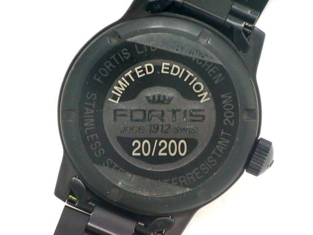 フォルティス ブラックアウト 595.18.41MBO 200本限定 自動巻 OH済 USED　