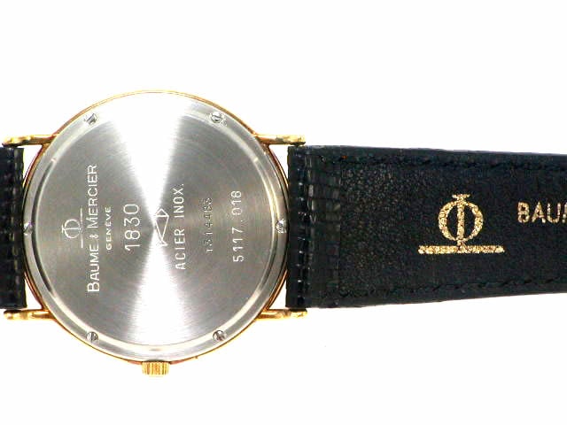 ボーム&メルシェ メンズ クオーツ Ref.5117.016 USED