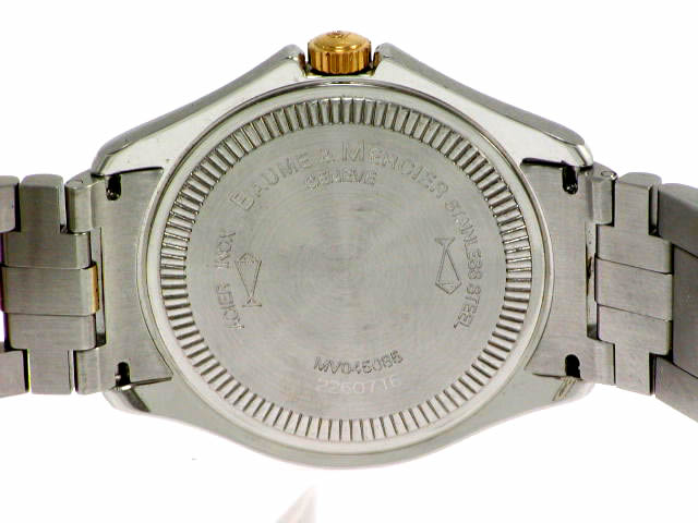 ボーム＆メルシエ MV045085 クオーツ SS/K18YGダイヤベゼル USED