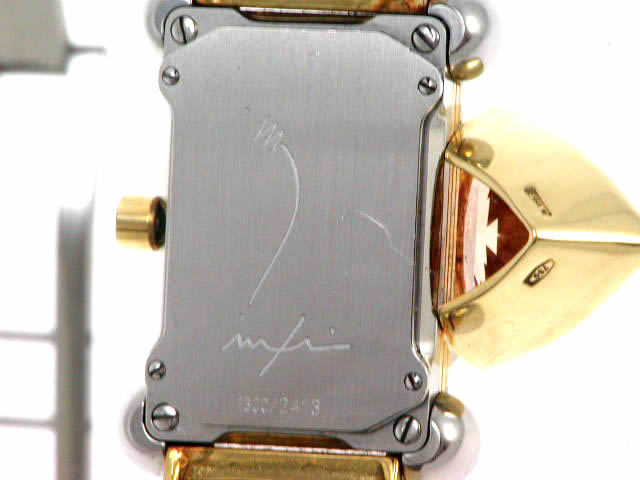 ミザーニ エルミタージュ H1300-2413 サファイア 18KYG/SS クオーツ USED　