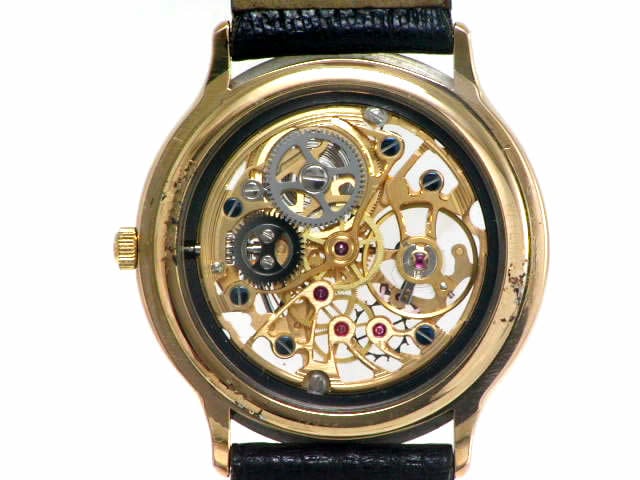 モーリスラクロア スケルトン GP プゾーCal.7046 手巻 OH済 USED　