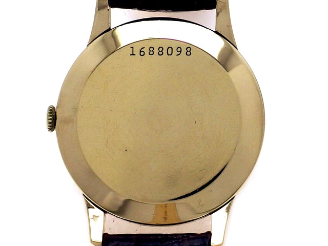 ユリスナルダン 18K 17石 手巻 OH済 1950年代