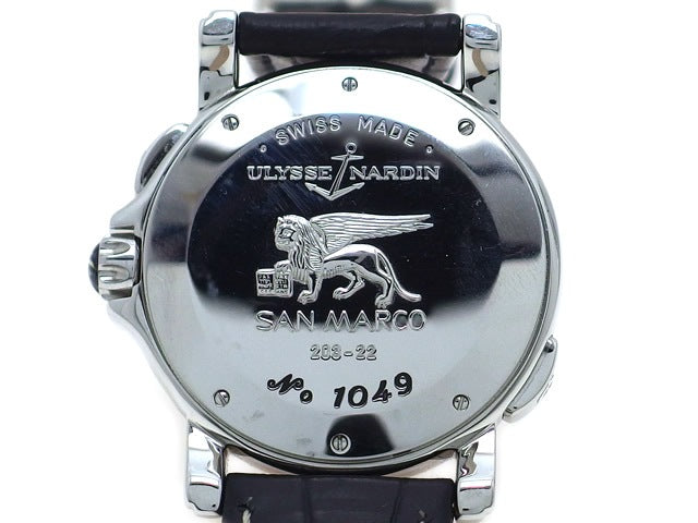 ユリスナルダン サンマルコGMT± 203-22 自動巻 OH済 1990年代 USED
