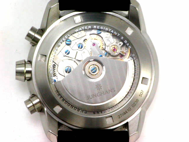 ユンハンス 027/4410 バルジュ7750 クロノグラフ 自動巻 USED