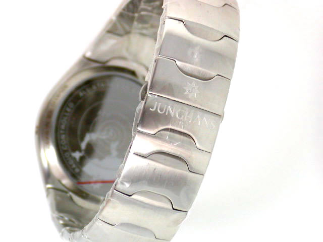 ユンハンス SS ブラックダイヤル SSブレス 4310 44　新品 JUNGHANS