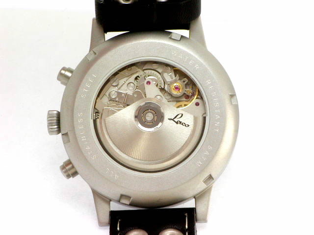ラコ オートマチック クロノグラフ デイデイト 42mm 860890　新品 Laco