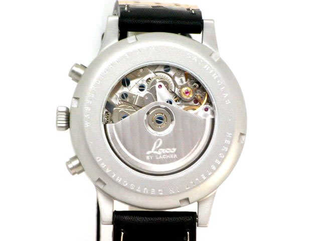 ラコ オートマチック クロノグラフ デイデイト 42mm 861063 スペアベルトキットつき　新品 Laco