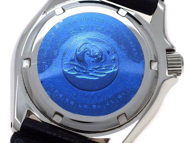 セイコー ダイバー SCUBA 200m 8F35-00A0 パーペチュアルカレンダー クオーツ USED Seiko