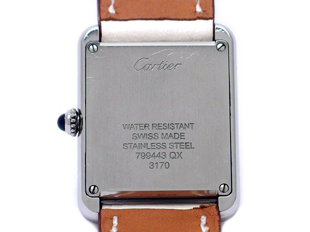 カルティエ タンクソロ SM レディース W1018255 Ref.3170 クォーツ USED　Cartier