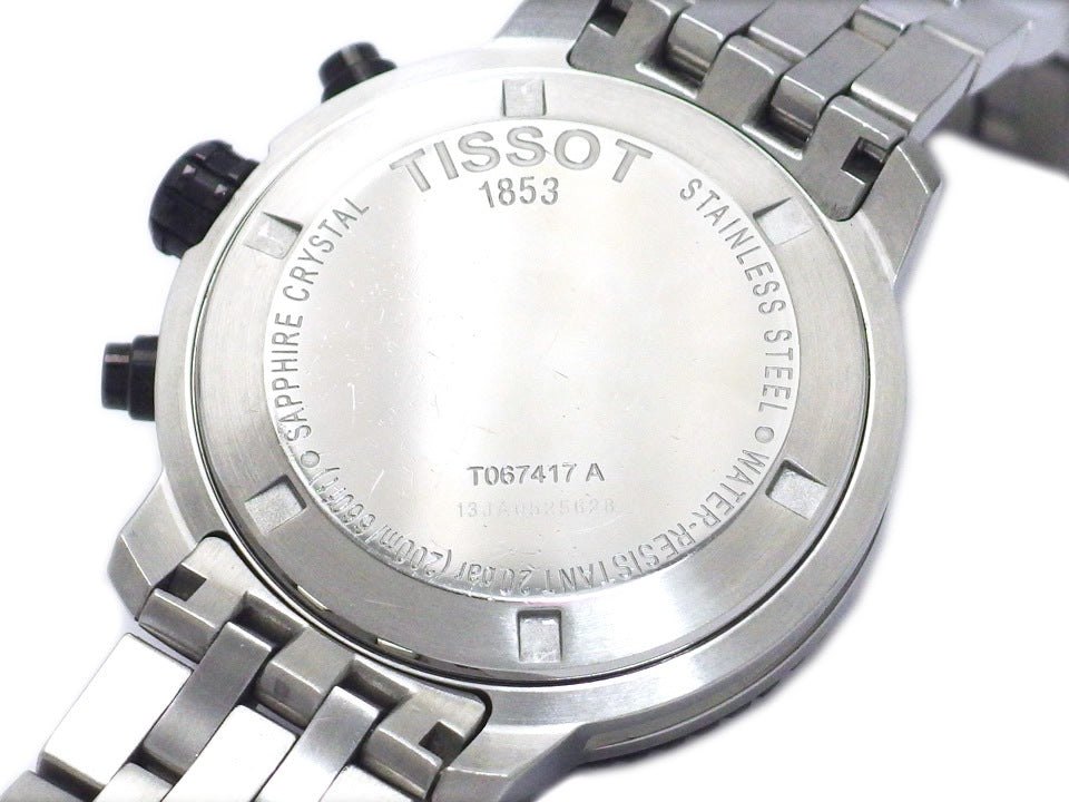ティソ PRS200 クロノグラフ T067.417.21.051.00 クオーツ USED　TISSOT