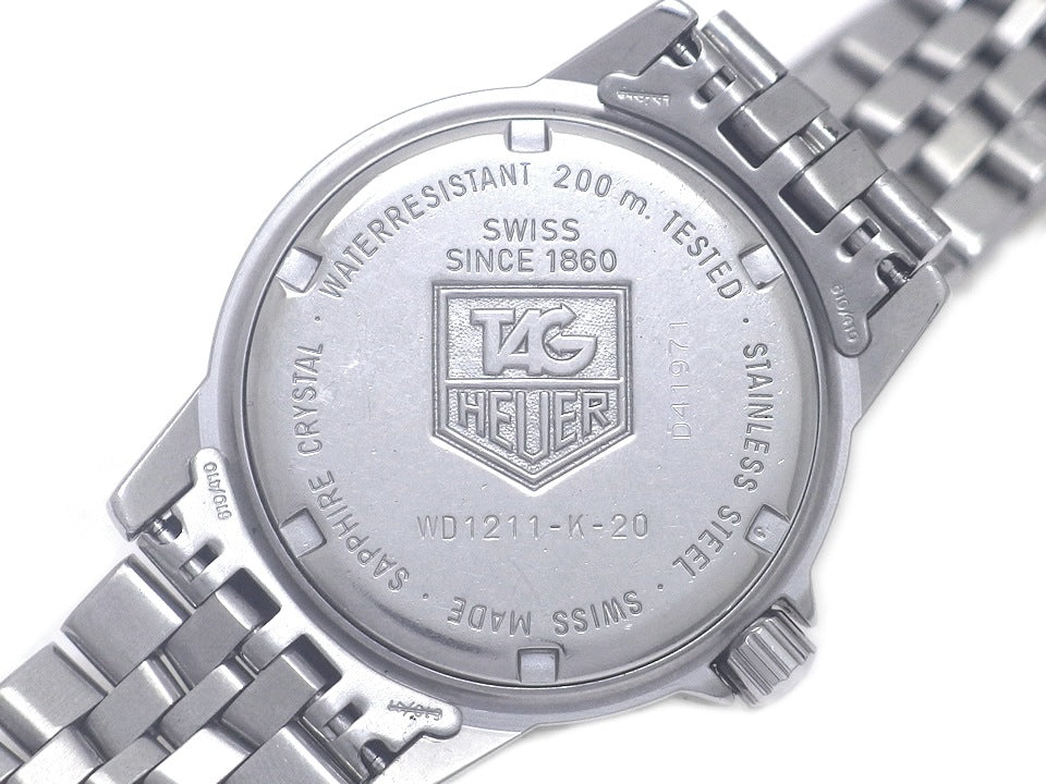 タグホイヤー プロフェッショナル 200m WD1211-K-20 グレー文字盤 クオーツ 1990年代 USED TAG Heuer