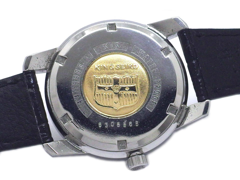 キングセイコー セカンドモデル 44-9990 初期型 盾メダリオン 手巻 OH済 昭和41年製 Seiko