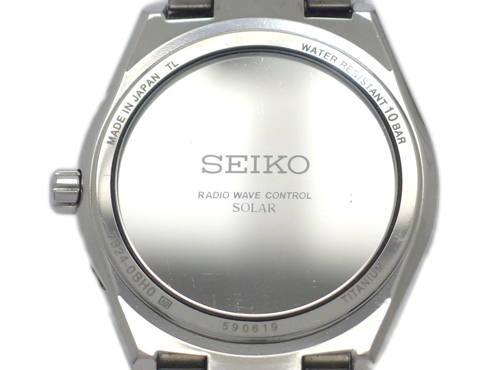 セイコー ブライツ SAGZ081 チタンモデル 電波ソーラー 現行モデル USED Seiko