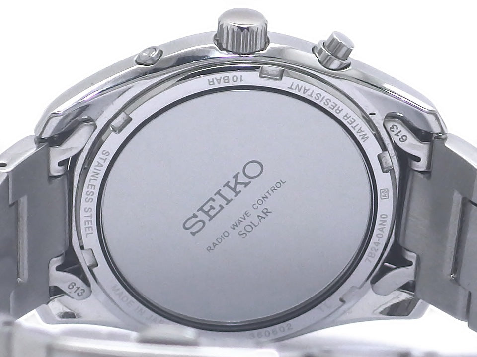 【美品】セイコー スピリット SBTM159 7B24-0AN0 電波ソーラー USED Seiko