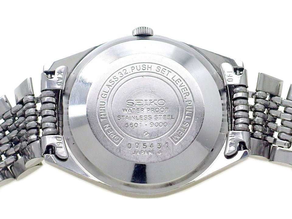セイコー ロードマチック 5601-9000 自動巻 純正ブレスレット OH済 昭和45年製 Seiko