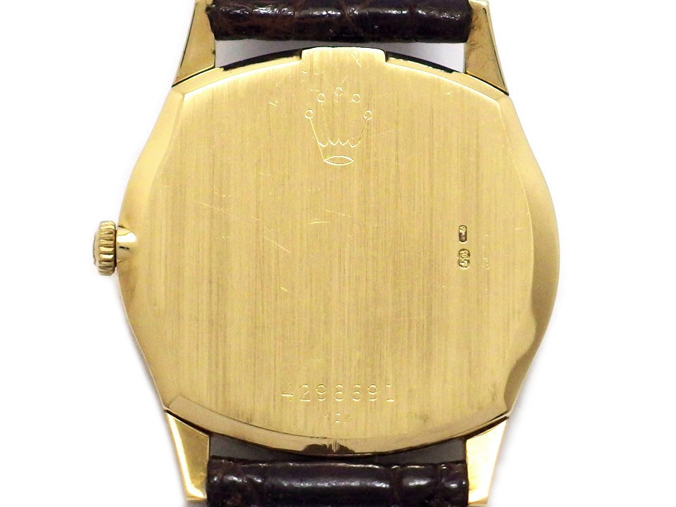 ロレックス チェリーニ Ref.3804 18K Cal.1601 手巻 OH済 純正尾錠 1975年製 Rolex