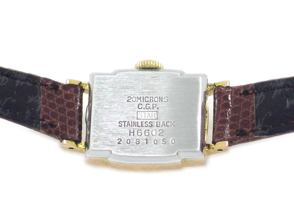 シチズン ハニー レディース GP H6602 スクエアケース 手巻 OH済 昭和37年製 Citizen