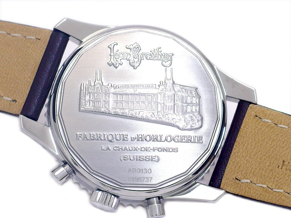 【美品】ブライトリング モンブリラン01 AB0130 A033G09W 自動巻 2012年以降 USED　Breitling