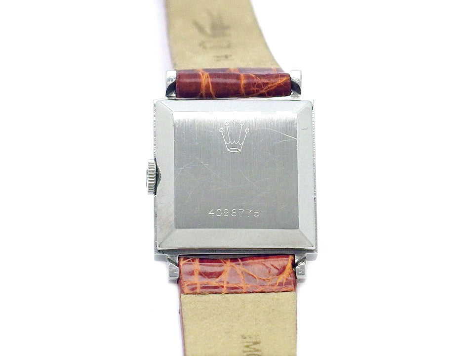 ロレックス プレシジョン Ref.2611 Cal.1400 スクエアケース レディース 手巻 純正尾錠 OH済 1974年製 Rolex