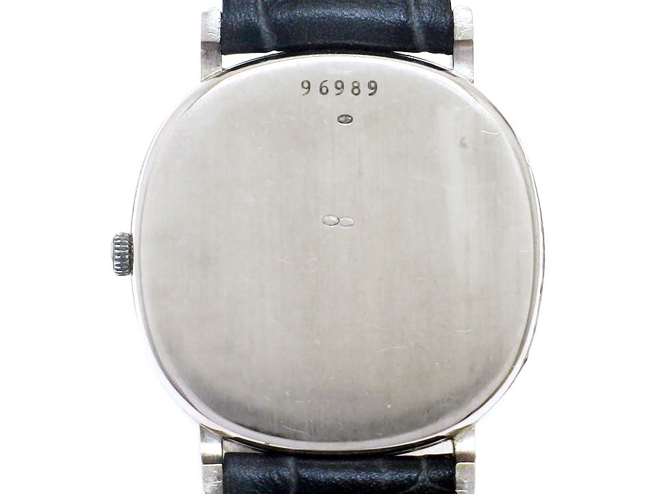 オーデマピゲ 18金無垢ホワイトゴールド ブルーダイヤル Cal.2121 36石 自動巻 OH済 1967年頃 Audemars Piguet