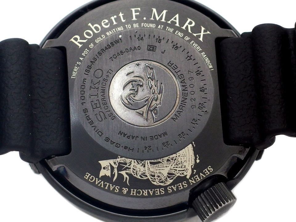 セイコー プロスペックス マリーンマスター ロバート･F･マークス300本限定 SBBN00E クオーツ USED Seiko